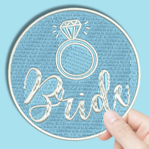 
            
                Load image into Gallery viewer, BOMALiNE &amp;#39;Bride + Ring&amp;#39; Patch - Customizable
            
        
