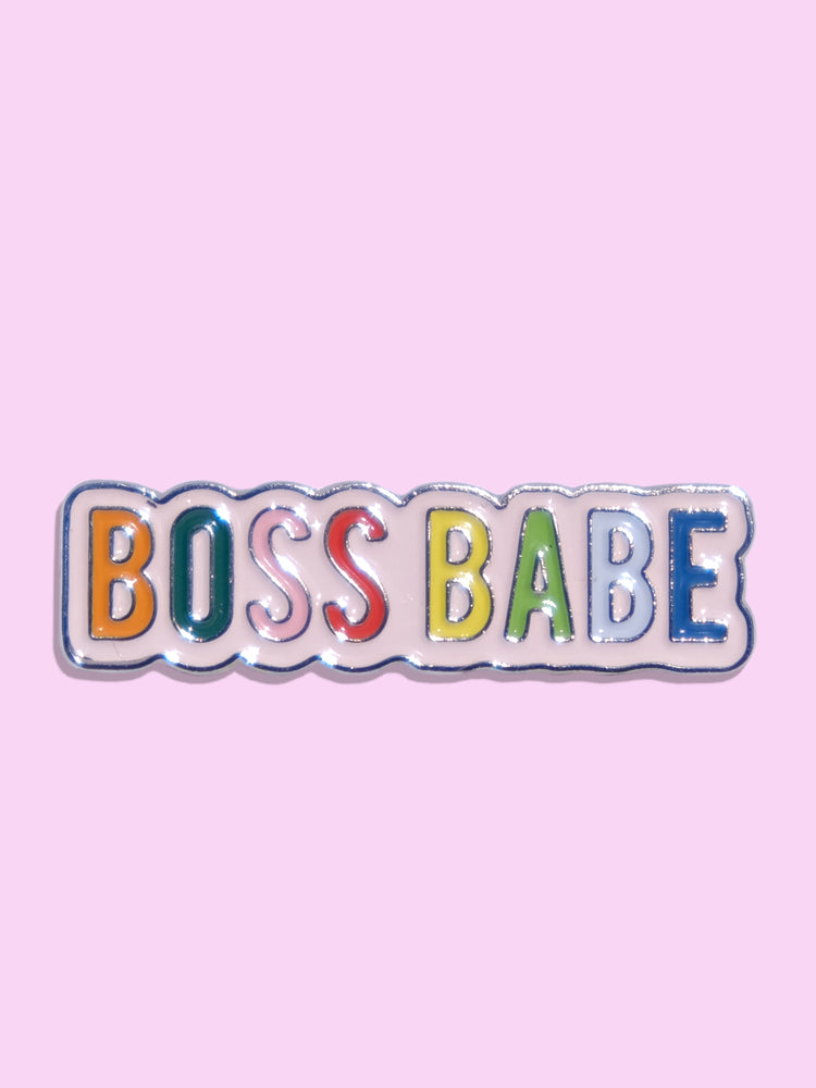
            
                Load image into Gallery viewer, ENAMEL PIN - BOSS BABE
            
        