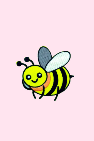 BOMALINE ‘ Cute Bee ’ Iron On Patch
