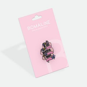 BOMALINE ‘Be Just, Merciful and Brave’ Iron On Patch