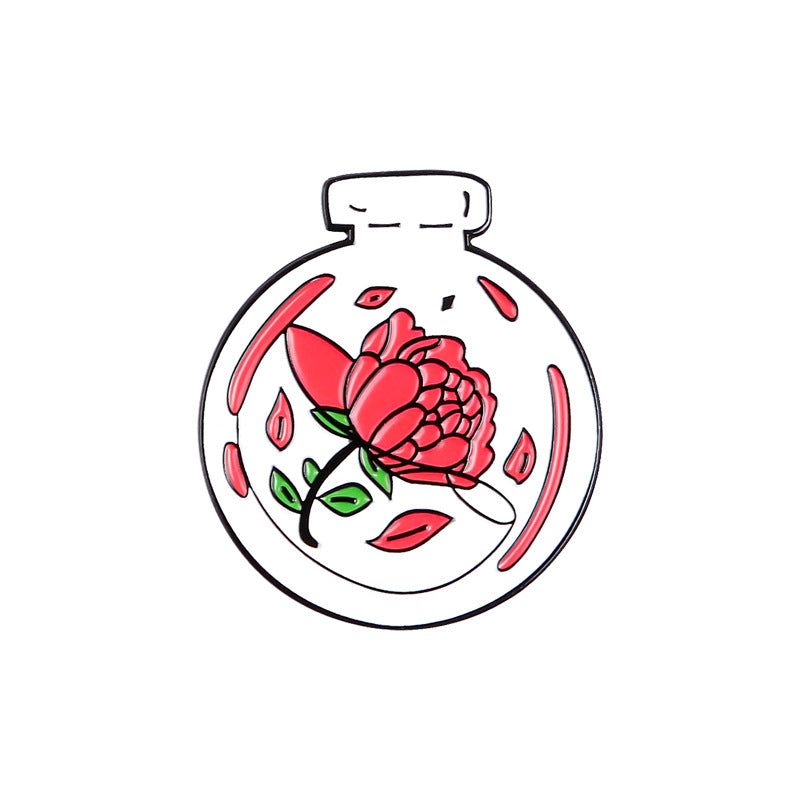 Enamel Pin - Rose In Jar