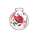 Enamel Pin - Rose In Jar