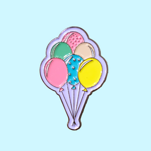 Enamel Pin - Balloons Bouquet