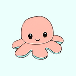 Enamel Pin - Cute Octopus Plush Squid