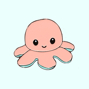 
            
                Load image into Gallery viewer, Enamel Pin - Cute Octopus Plush Squid
            
        