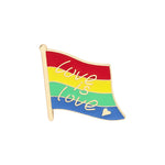 Enamel Pin - Love is Love Flag PRIDE