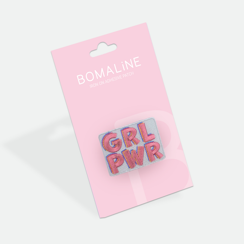 
            
                Load image into Gallery viewer, BOMALINE ‘Girl Power’ Iron On Patch
            
        