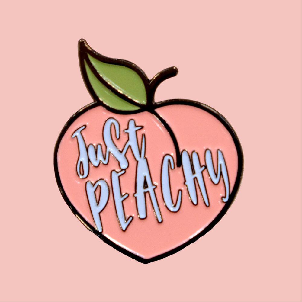 Enamel Pin - Just Peachy