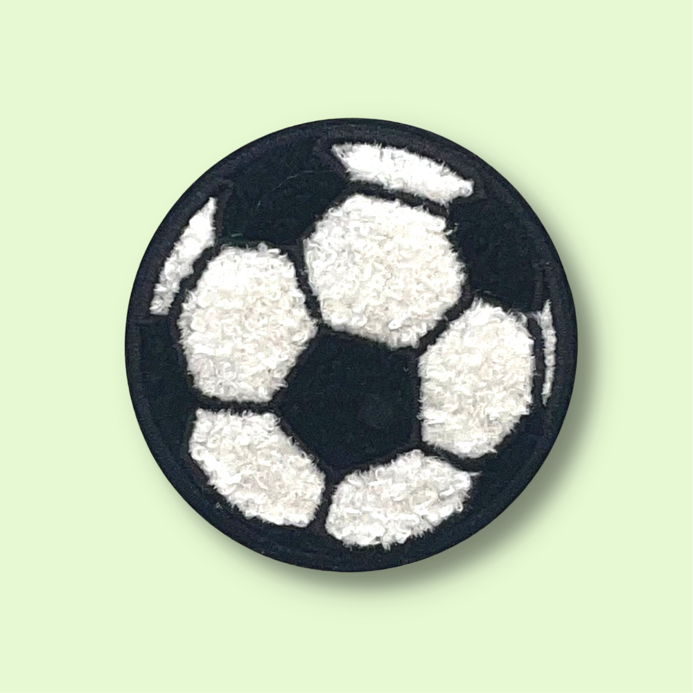 Soccer Ball / Football Iron On Patch (3M sticker adhesive)